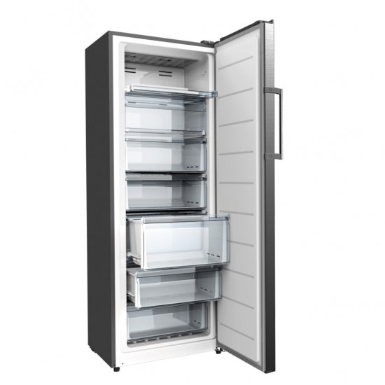 Midea Upright Freezer 232L Capacity (Freezer/Fridge) [MUF-307SS] - Click Image to Close