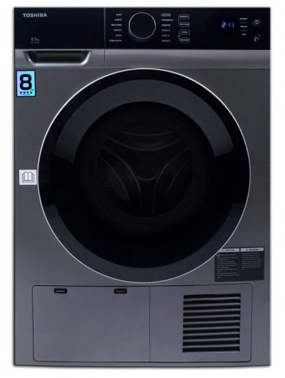 Toshiba 8kg SENSEDRY™ Condenser Dryer [TD-K90MEM (SK)] - Click Image to Close