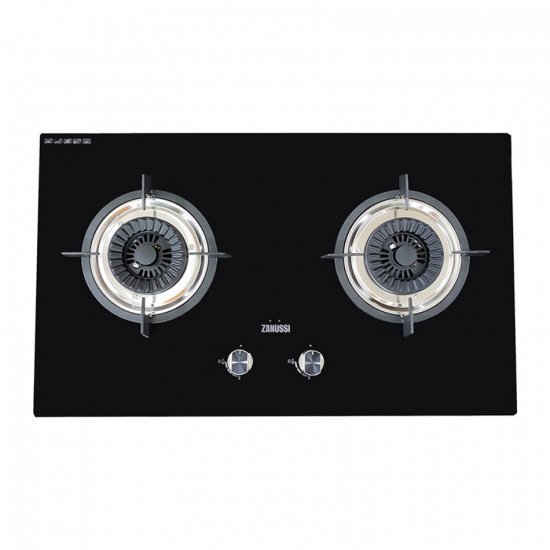 Zanussi 78cm 2 Burner Built-In Gas Hob [ZHG-721BA] - Click Image to Close