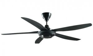 Sharp 56" Wafu 5 Blade Ceiling Fan with Remote [PJC-116BK]