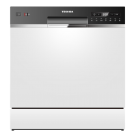 Toshiba Table Top Dishwasher with 8 Place Settings DW-08T1(S)MY