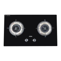 Zanussi 2 Burner Built-In Gas Hob 76cm [ZHG-7203BA]