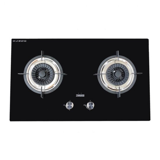 Zanussi 76cm 2 Burner Built-In Gas Hob [ZHG-7203BA] - Click Image to Close