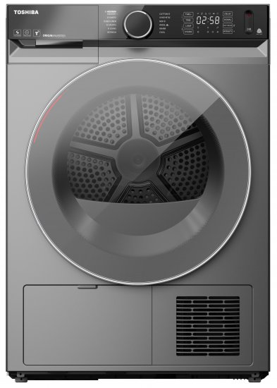 Toshiba 9kg SENSEDRY™ Heat Pump Tumble Dryer [TD-BK100GHM(SK)] - Click Image to Close