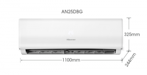 Hisense 2.5HP R32 Standard Non-Inverter Air Con (DB) [AN25DBG]