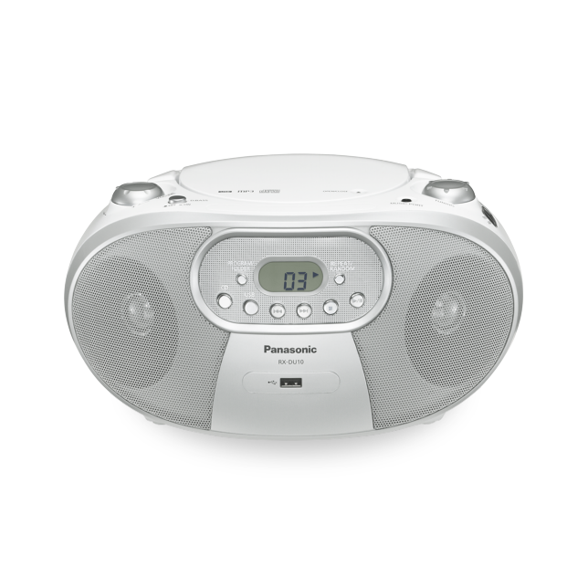 Panasonic Portable CD Radio [RX-DU10GA-W]