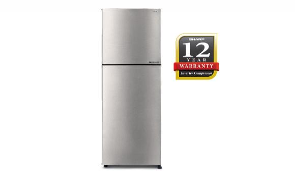 Sharp 280L 2 Door Refrigerator [SJ2822MSS] (Silver)