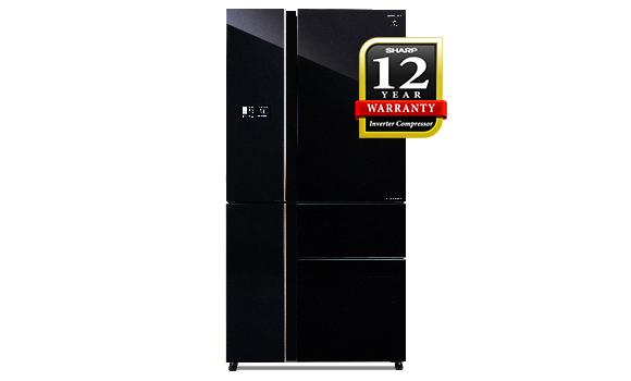 Sharp Hikaru 5 Door Refrigerator 800L (Black Glass) [SJF879GK]