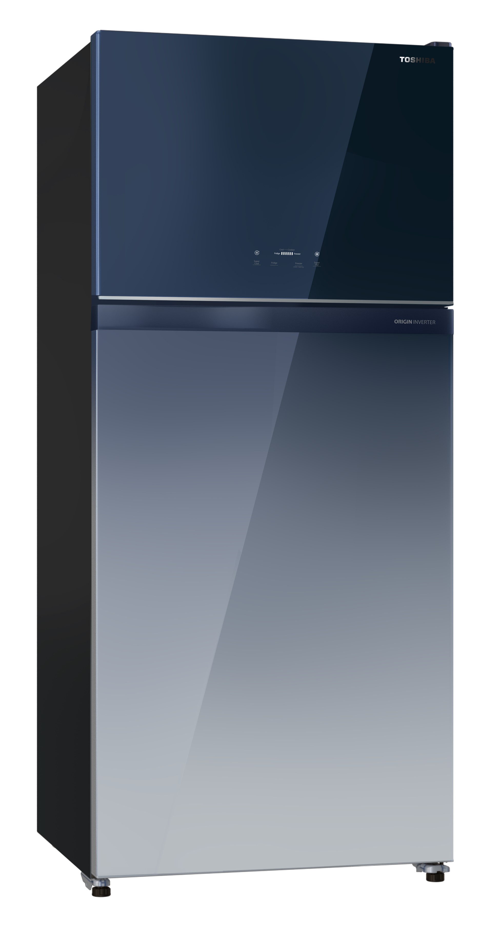 Toshiba 661L 2 Door Fridge [GR-RT835WE-PGY(GG)] Gradiation Blue