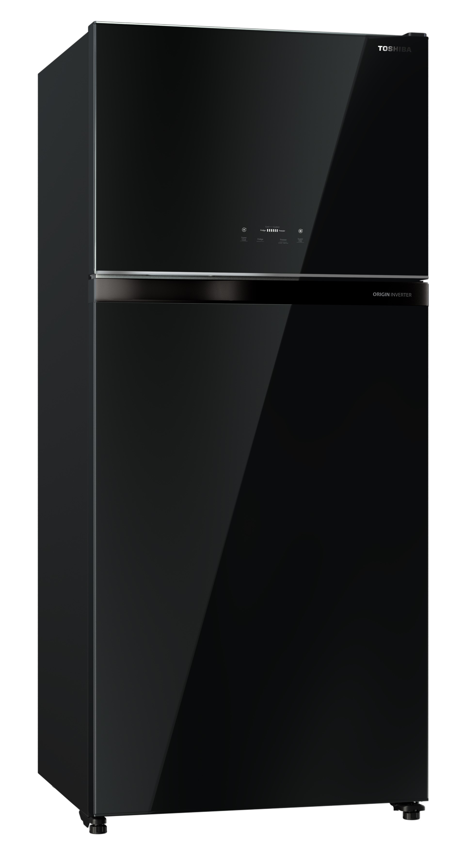 Toshiba 661L 2 Door Fridge [GR-RT835WE-PGY(XK)] Black Glass