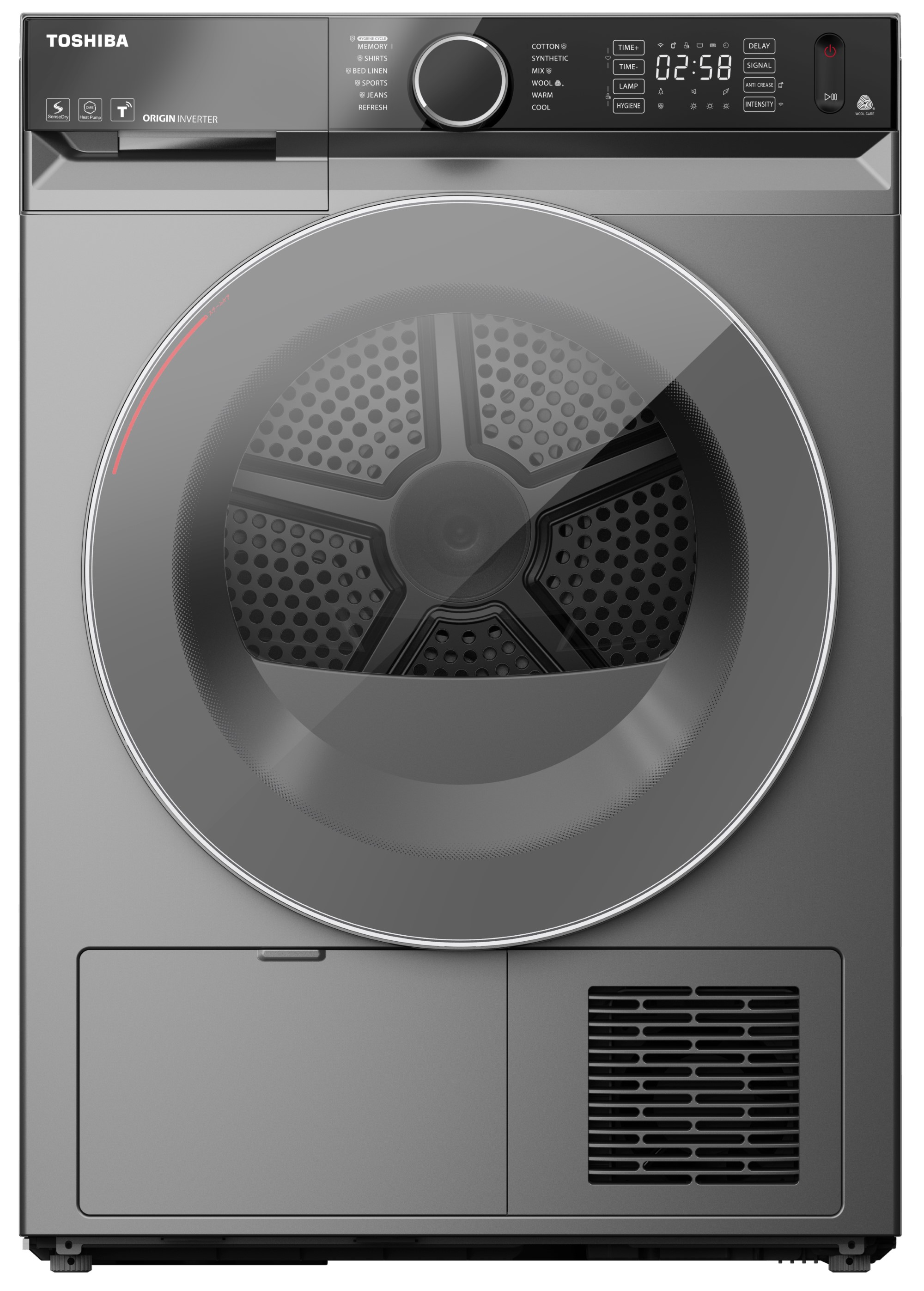 Toshiba 9kg SENSEDRY™ Heat Pump Tumble Dryer [TD-BK100GHM(SK)]